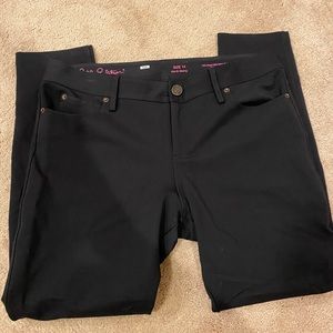 Lilly Pulitzer Worth Black Ponte Skinny Jeans 14